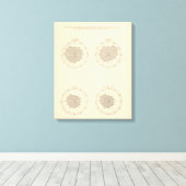 113 Sterfgevallen per maand 1900 Canvas Afdruk (Insitu (Houten vloer))
