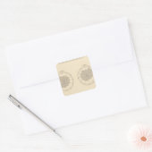 113 Sterfgevallen per maand 1900 Vierkante Sticker (Envelop)