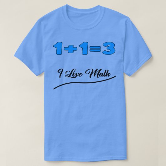 113 wiskunde uit de liefde t-shirt (Design voorkant)
