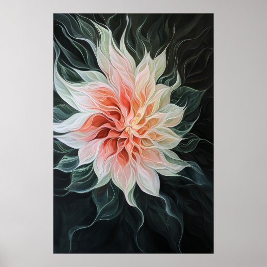 1141 Vuur en water Poster (Voorkant)