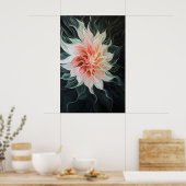 1141 Vuur en water Poster (Keuken)