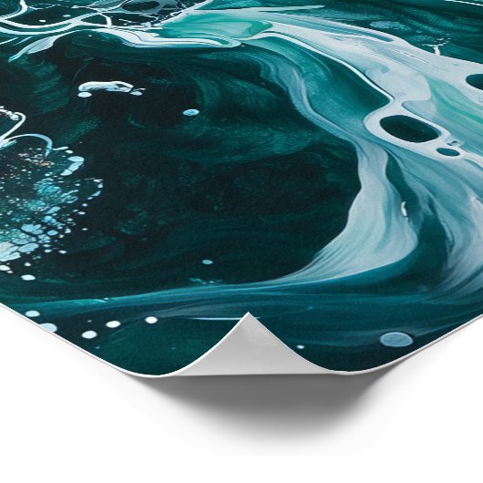 1145 Vuur en water Poster (Hoek)