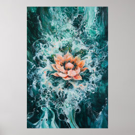 1145 Vuur en water Poster