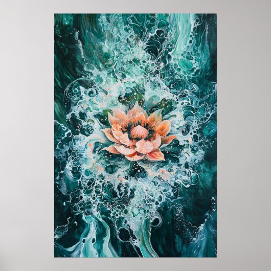 1145 Vuur en water Poster (Voorkant)