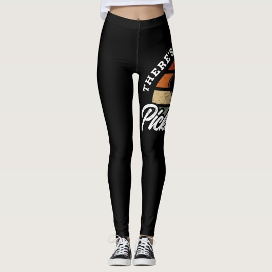 114.Het spijt me niet in Pickleball Leggings (Voorkant)