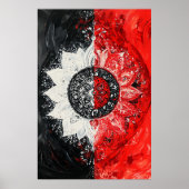 1150 Vuur en water Poster (Voorkant)