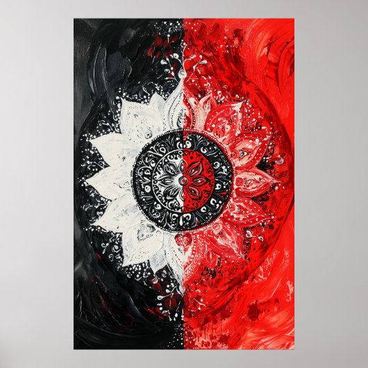 1150 Vuur en water Poster (Voorkant)