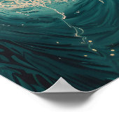 1151 Vuur en water Poster (Hoek)