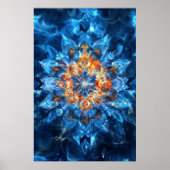 1152 Vuur en water Poster (Voorkant)