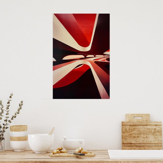 1153 Retro Futurisme Poster (Keuken)