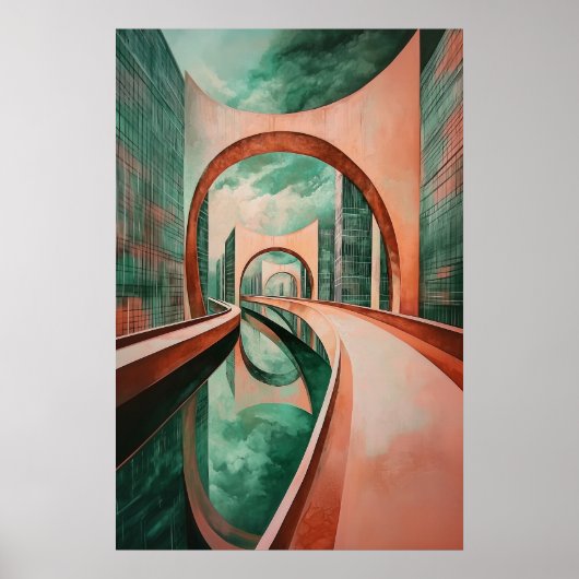 1154 Retro Futurisme Poster (Voorkant)