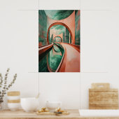 1154 Retro Futurisme Poster (Keuken)