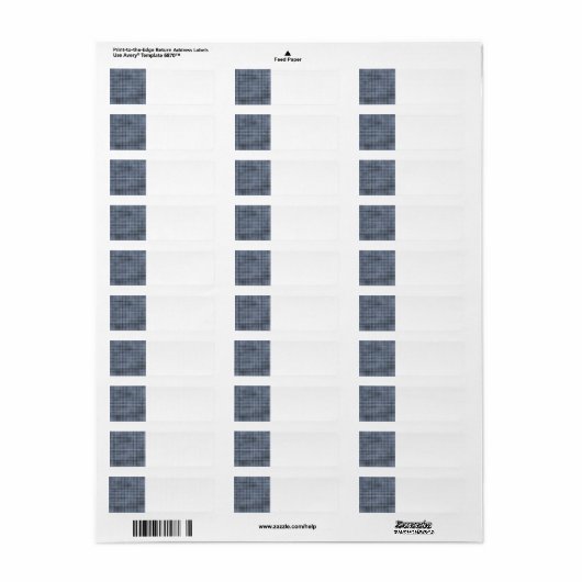 1155 NAVY BLUE GRID PAPIER PATROON SJABLOON TEXTUR ETIKET (Full Sheet)
