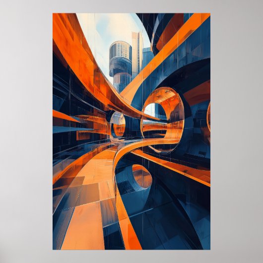 1155 Retro Futurisme Poster (Voorkant)