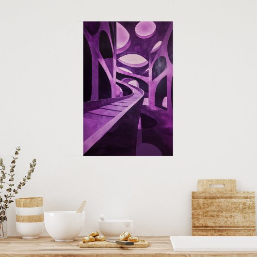 1156 Retro Futurisme Poster (Keuken)