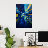 1158 Retro Futurisme Poster (Thuiskantoor)