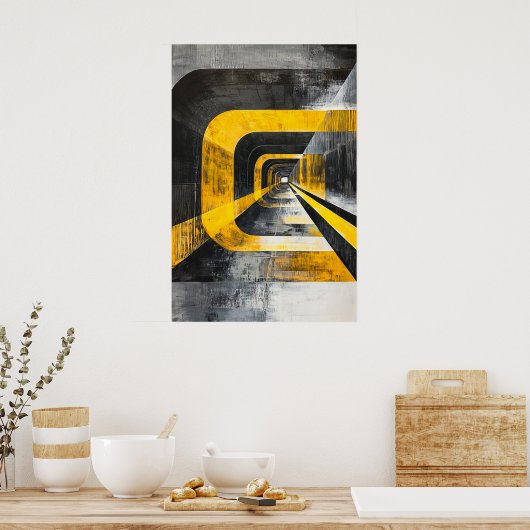 1159 Retro Futurisme Poster (Keuken)