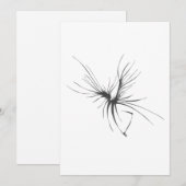 115 Zwart Witte Abstracte Tribale Tattoo Kunst Bedankkaart (Voorkant / Achterkant)