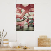 1160 Retro Futurisme Poster (Keuken)