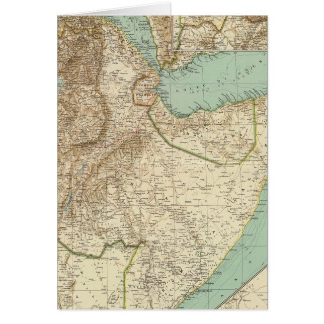 11617 Eritrea, Ethiopië, Somalië (Voorkant)