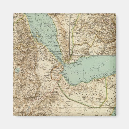 11617 Eritrea, Ethiopië, Somalië Magneet (Voorkant)