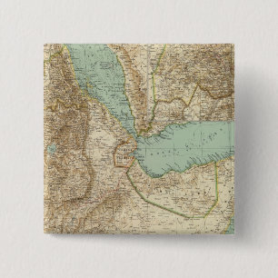 11617 Eritrea, Ethiopië, Somalië Vierkante Button 5,1 Cm