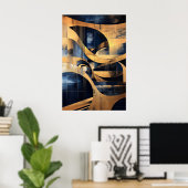1161 Retro Futurisme Poster (Thuiskantoor)