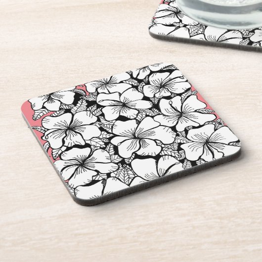 116 - Hibiscus Onderzetters (Linkerzijde)