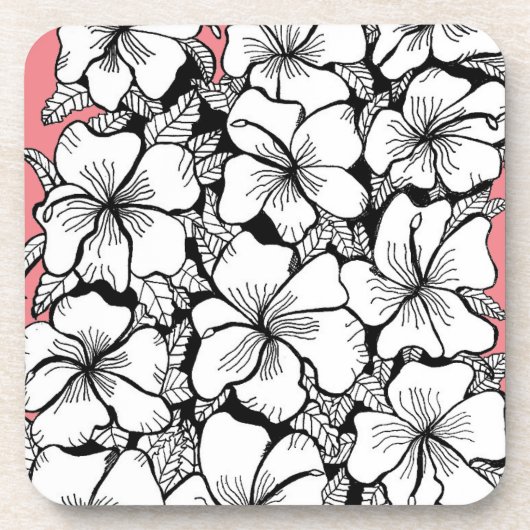 116 - Hibiscus Onderzetters (Voorkant)