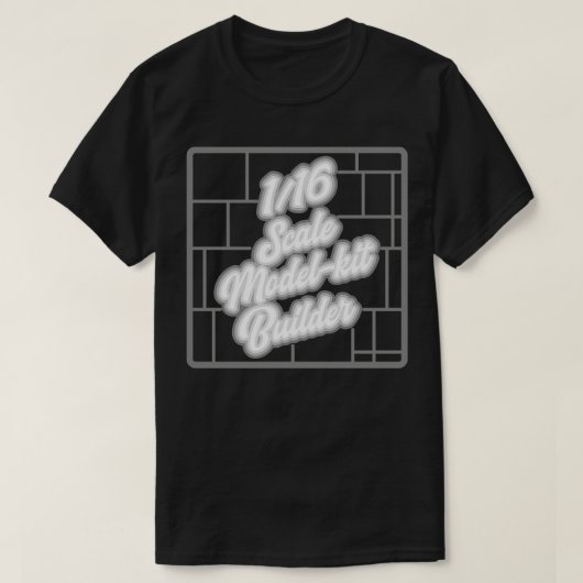 116 Schaalmodelbouwer T-shirt (Design voorkant)