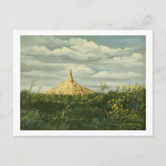 1170 Chimney Rock Landscape Briefkaart (Voorkant)