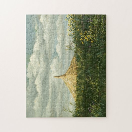 1170 Chimney Rock Landscape Legpuzzel (Verticaal)