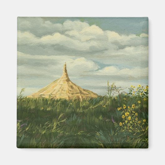 1170 Chimney Rock Landscape Magneet (Voorkant)