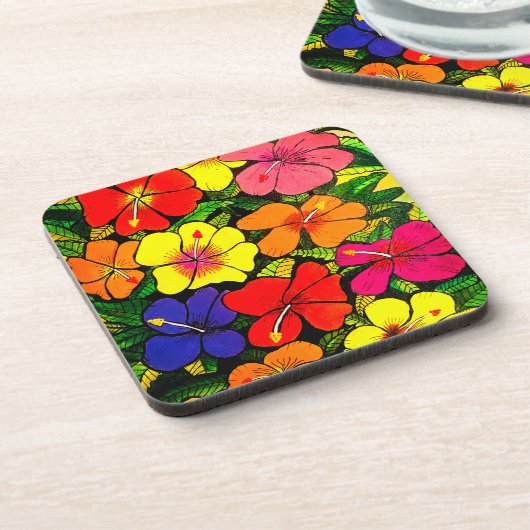 117 - Hibiscus Onderzetters (Linkerzijde)