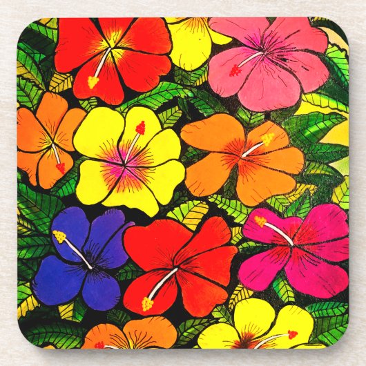 117 - Hibiscus Onderzetters (Voorkant)