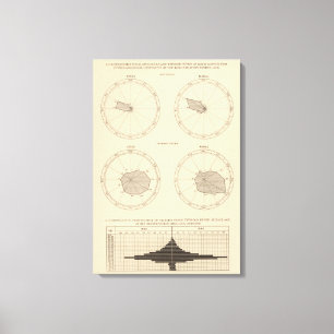 117 Sterfte influenza, tyfus koorts 1900, 1890 Canvas Afdruk