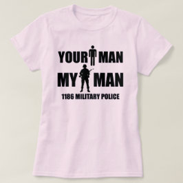 1186 Militaire Politie - Uw Man - Mijn Man T-shirt