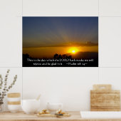 118-psalm: 24 poster (Keuken)