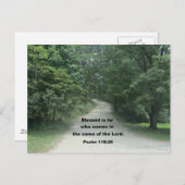 118-psalm: 26 briefkaart (Voorkant / Achterkant)