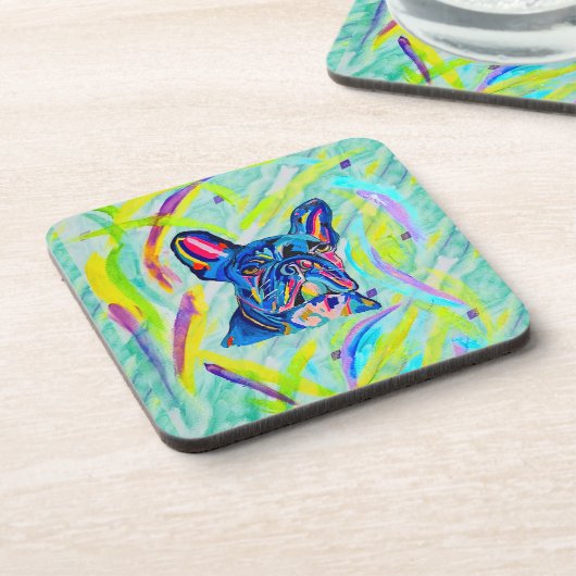 119 - Franse Bulldog Onderzetters (Linkerzijde)