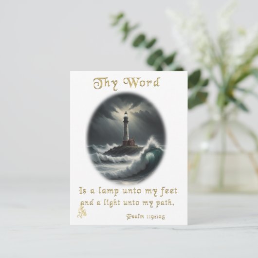 119 psalm briefkaart (Staand voorkant)