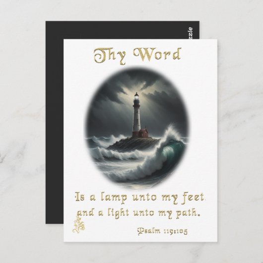 119 psalm briefkaart (Voorkant / Achterkant)