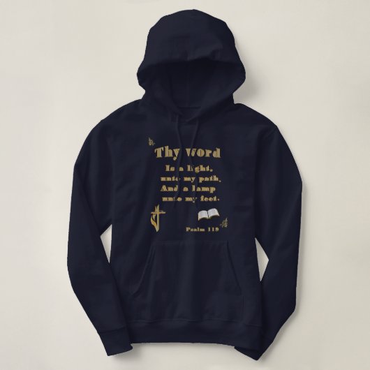 119 psalm hoodie (Design voorkant)
