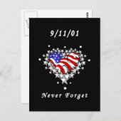 11-09-01 Patriottisch Tattoo Briefkaart (Voorkant / Achterkant)