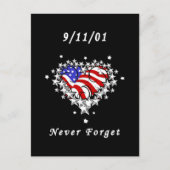 11-09-01 Patriottisch Tattoo Briefkaart (Voorkant)