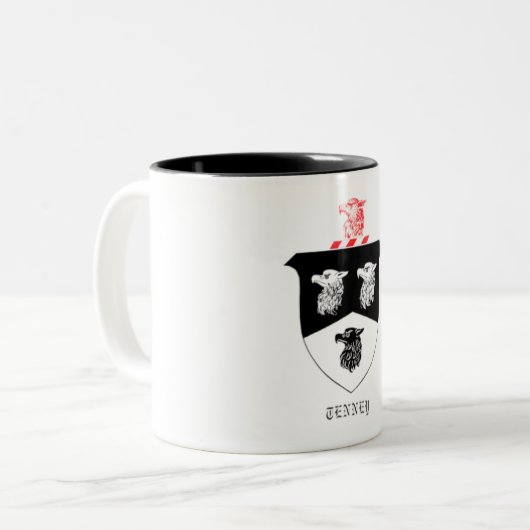 11 0z Mok met huurfamilie Crest (Voorkant links)