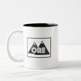 11 0z. PNW Coffee-Mok Tweekleurige Koffiemok