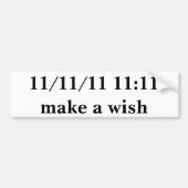 11-11-11 11:11 BUMPERSTICKER (Voorkant)