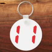 11 - 11 digitale wekker sleutelhanger (Voorkant)