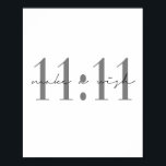 11:11 Een wens maken Poster<br><div class="desc">11:11 Een wens maken</div>